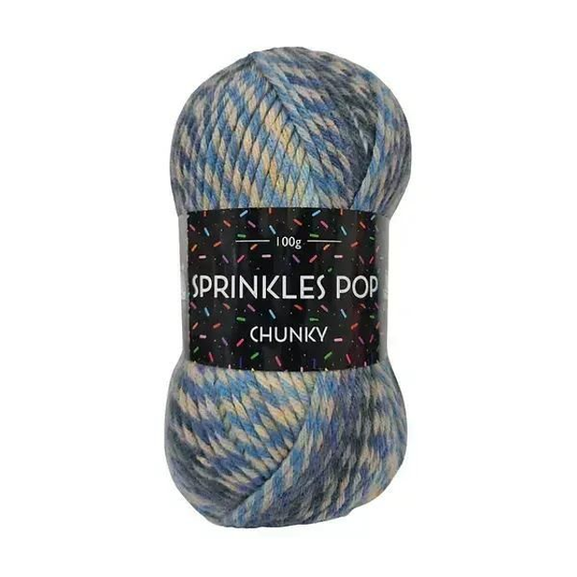 Cygnet Sprinkle Pop Chunky 100g - 649 Seaflower