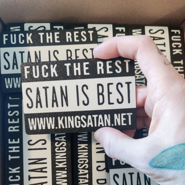 Satan is Best -magnet