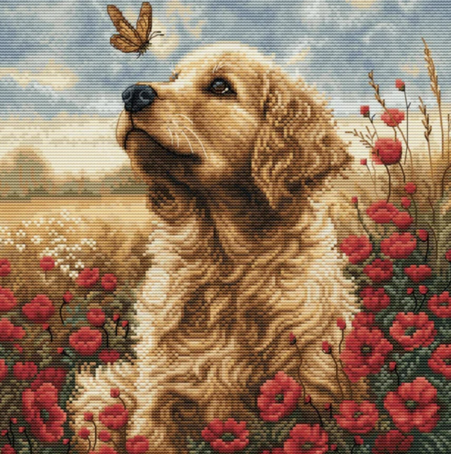 Cross Stitch Kit Luca-S - Meeting in the Flowering Field