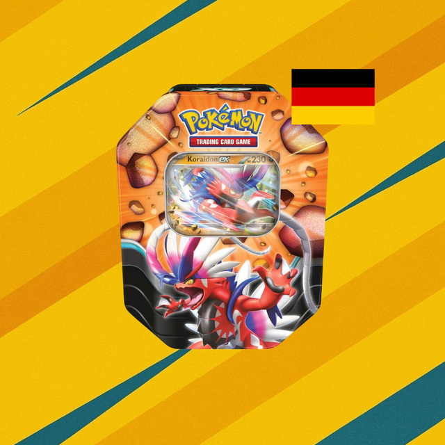 Pokemon TCG: Koraidon-ex Tin-Box Schlagkräftige Legenden