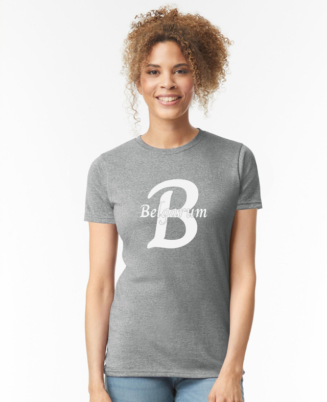 Belgarum Womens Softstyle Ringspun T-Shirt - Sport Grey