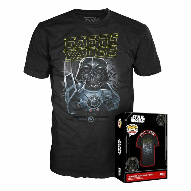 Star Wars: TIE Fighter Darth Vader Pop T-Shirt