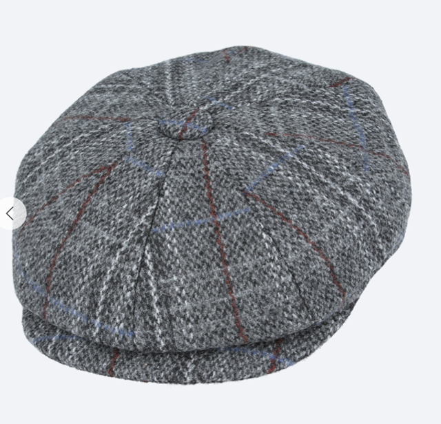 Newsboy Cap Grey Tweed