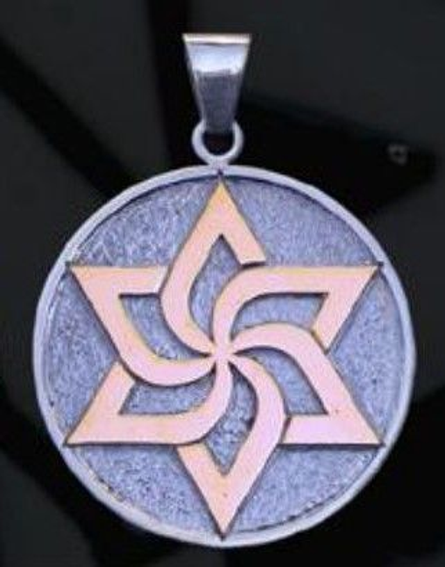 Silver and Gold medal, front and back, 23mm (réf. RVS/G23)