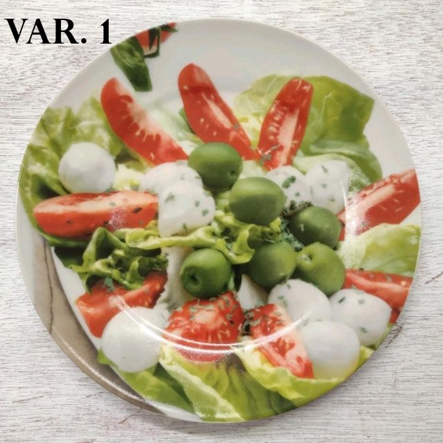 Piatto per contorni e insalate in porcellana Easy Life 