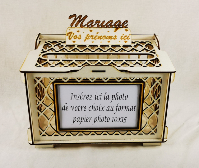 Urne de mariage à personnaliser