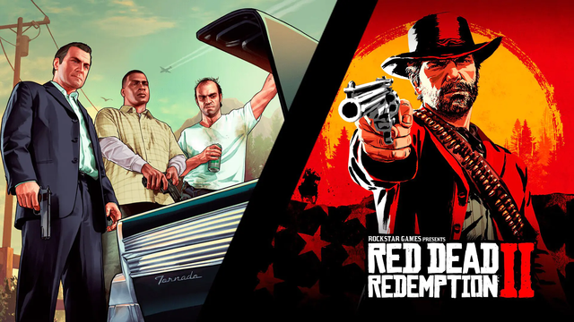 GTA V + RDR2 (Rockstar Games)