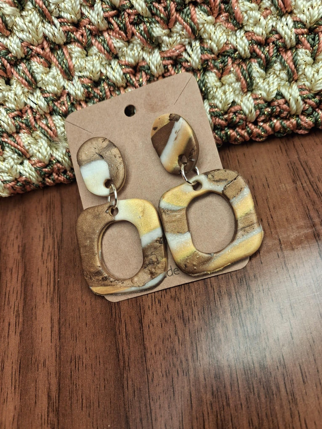 Clay earrings 