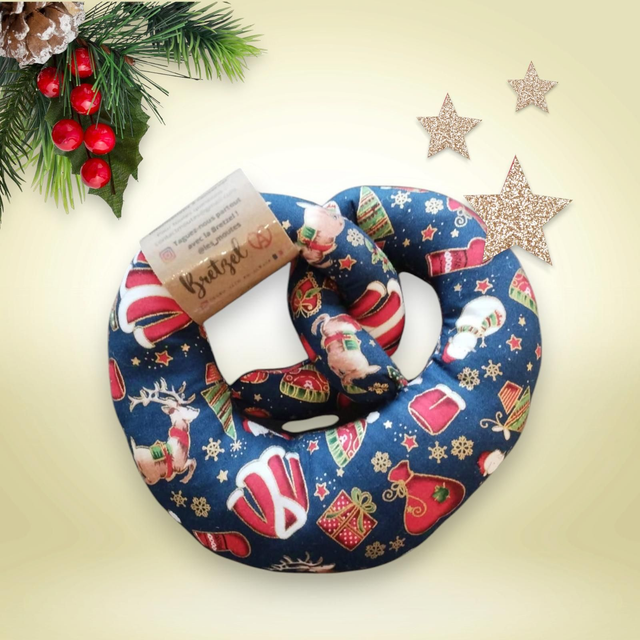 Bretzel Bleu Noël 