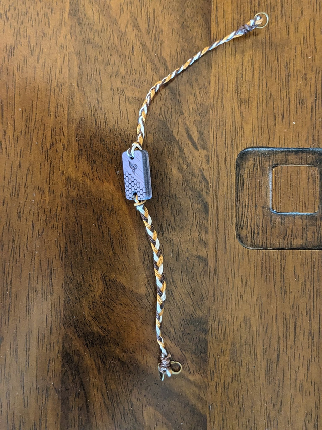 Bracelet Abeille &amp; ruche bracelet tressé