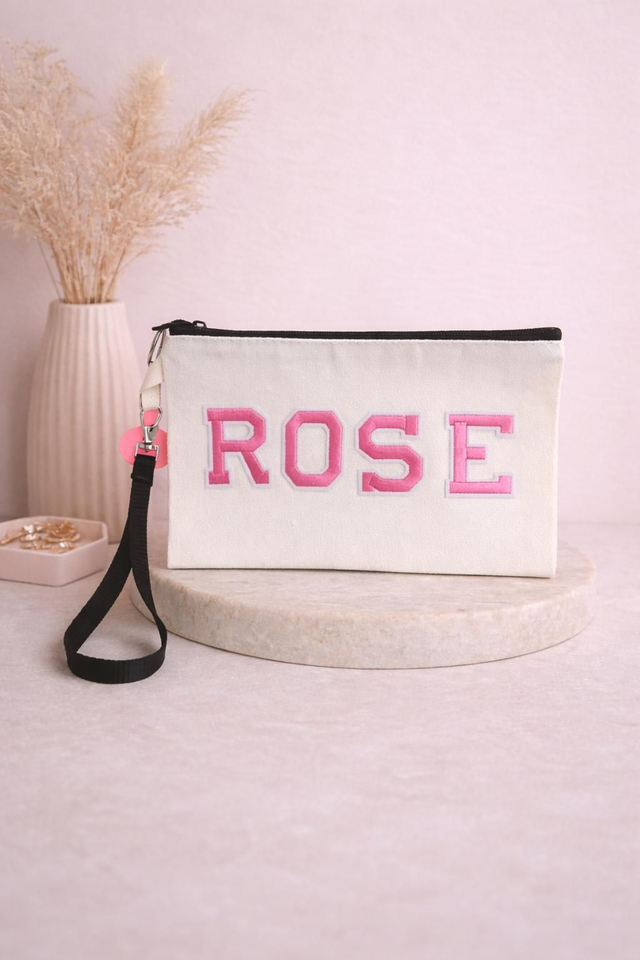 Pochette Femme Blanche « ROSE