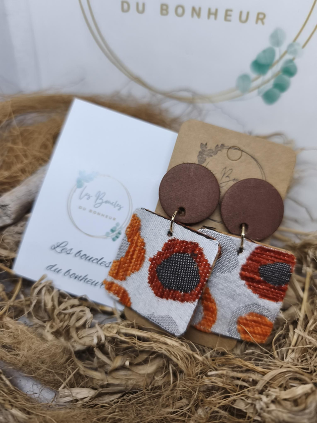 Boucles d'oreilles Perrine p051