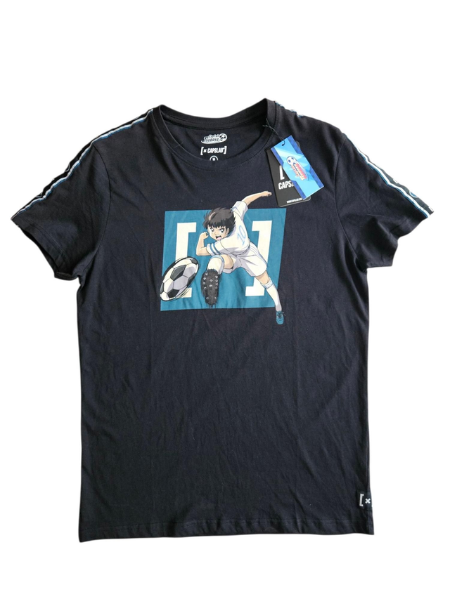 T-shirt Captain Tsubasa/Olive & Tom noir M