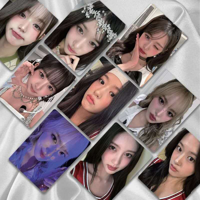 Set de cartes IVE fan made | Min. 5 cartes | Membres et dos aléatoires | K-POP