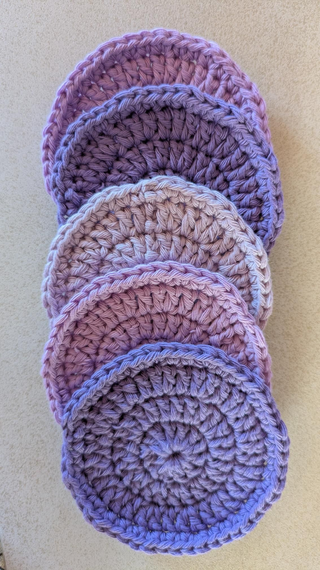 Coton réutilisable 6 pièces