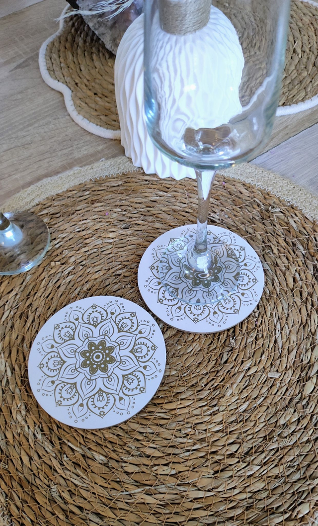 6 Sous-verres Mandala