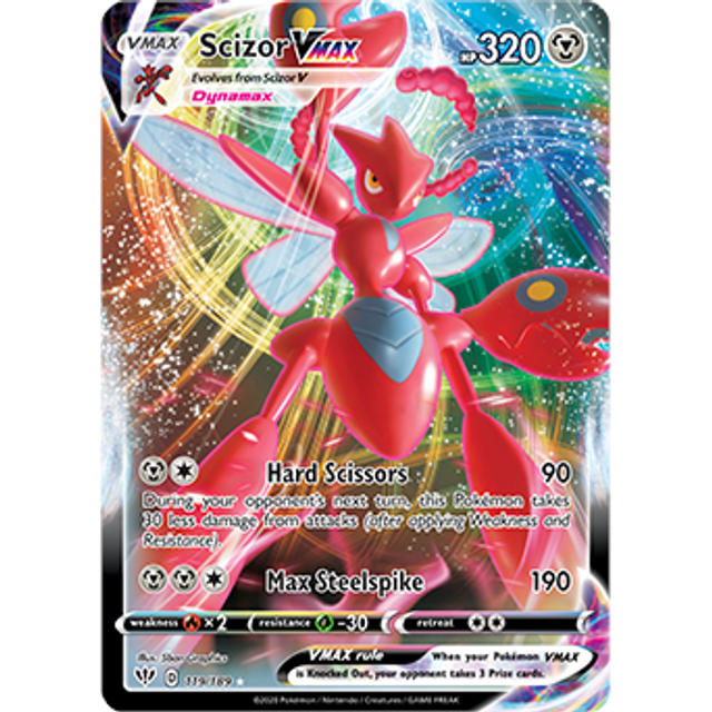 Darkness Ablaze: Scizor VMAX 119/189