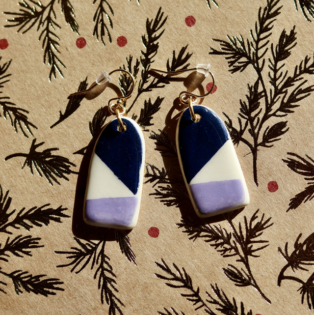 Boucles d’oreilles en céramique 