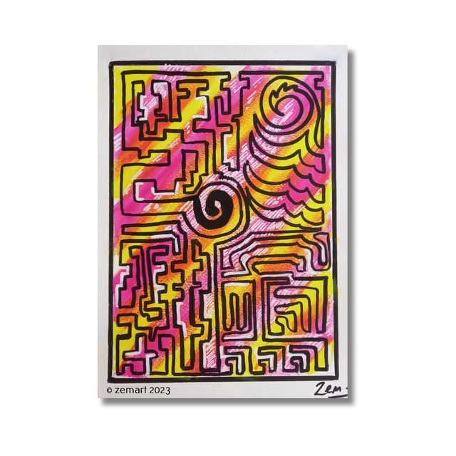 Dessin #050, Série Labyrinthe