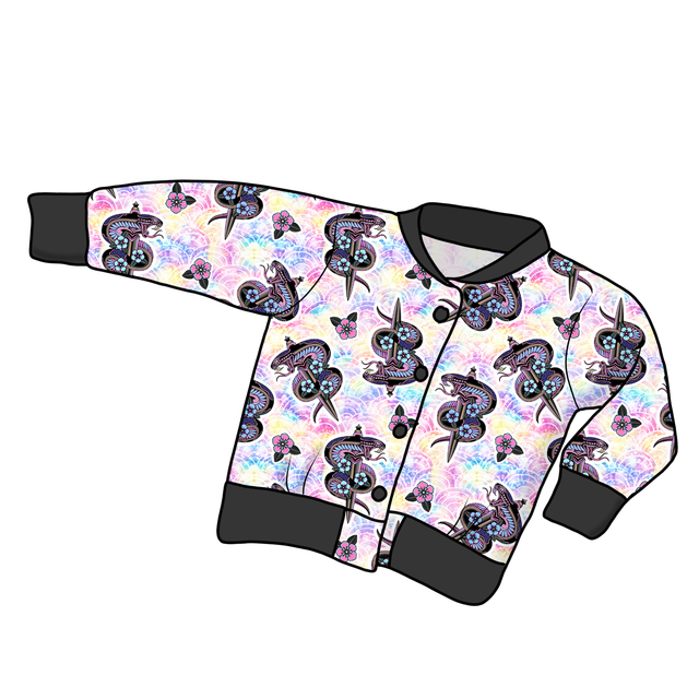 Dreamweaver 'Snake Tattoo' Bomber Jacket