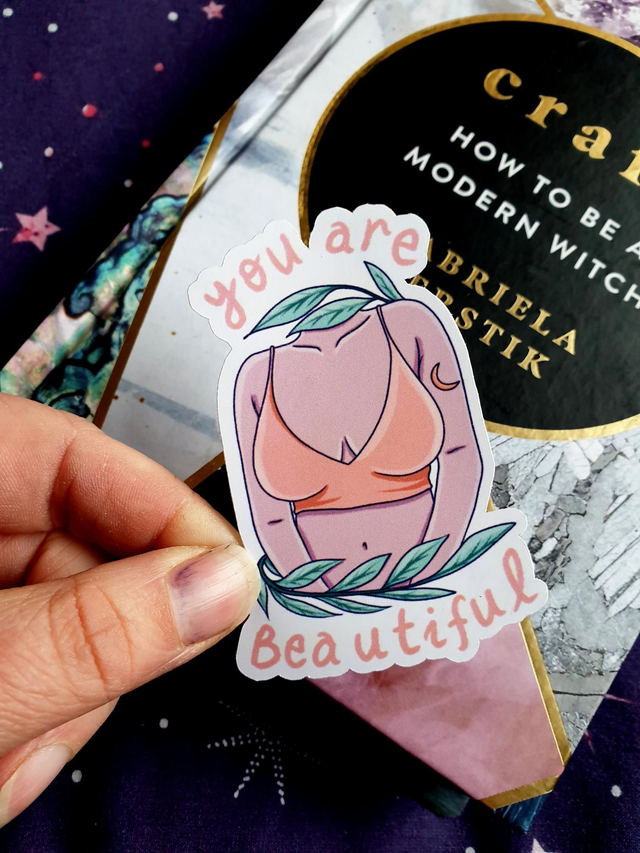 You Are Beautiful Single Stickers