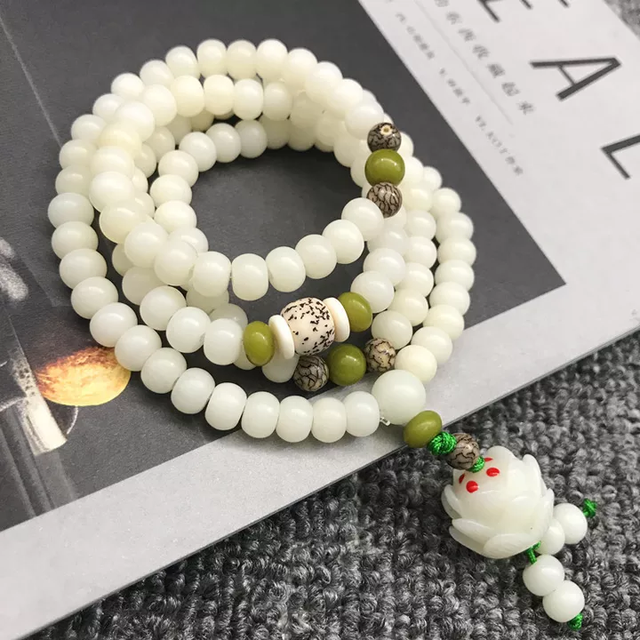Mala Lotus Jade