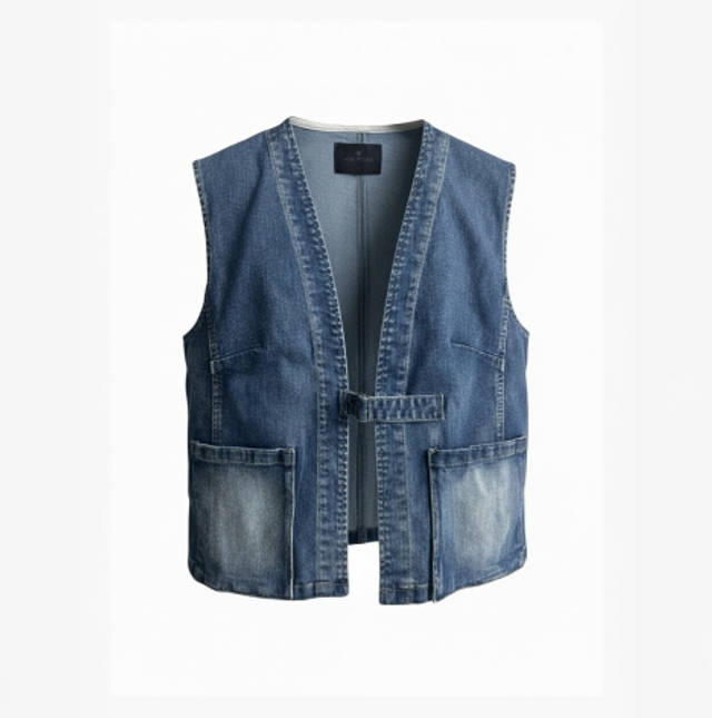 RoselineS6 Waistcoat Blue Jeans 