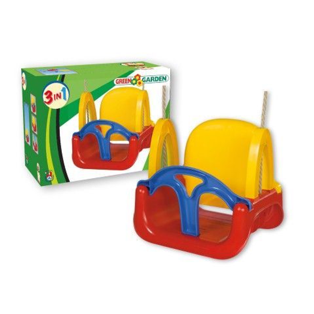 GIOCHI GARDEN , ALTALENA 3 IN 1, TRIS , SEGGIOLINO + CORDE 