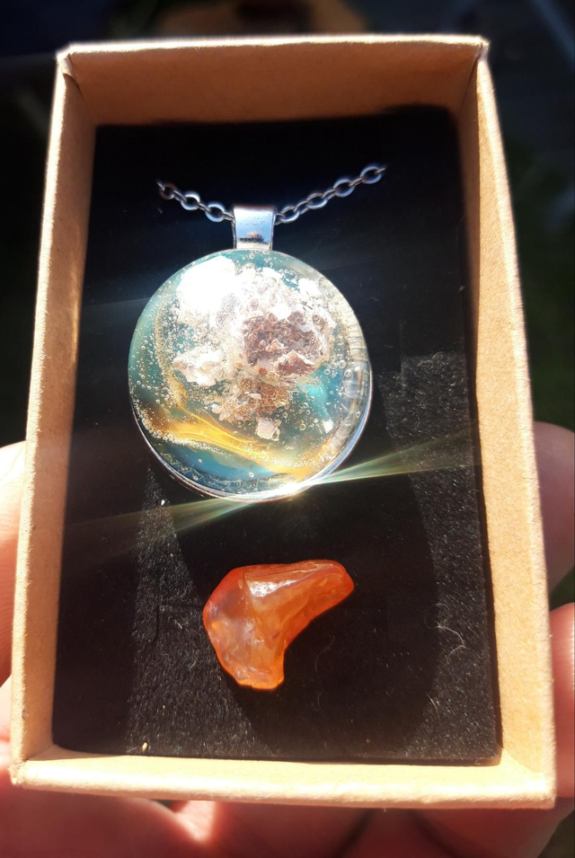 Pendentif &quot;Cornaline&quot; -  Nova