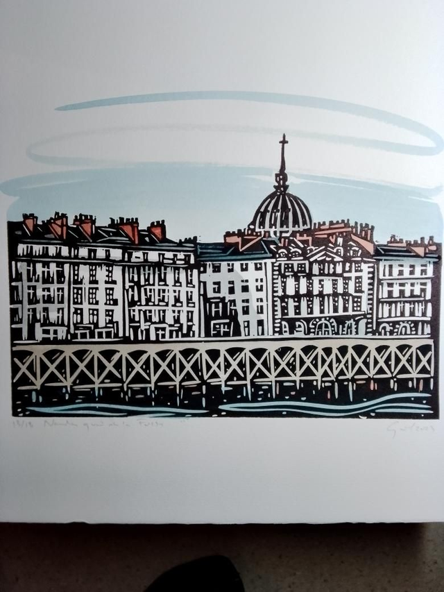 Nantes gravée: quai de la fosse