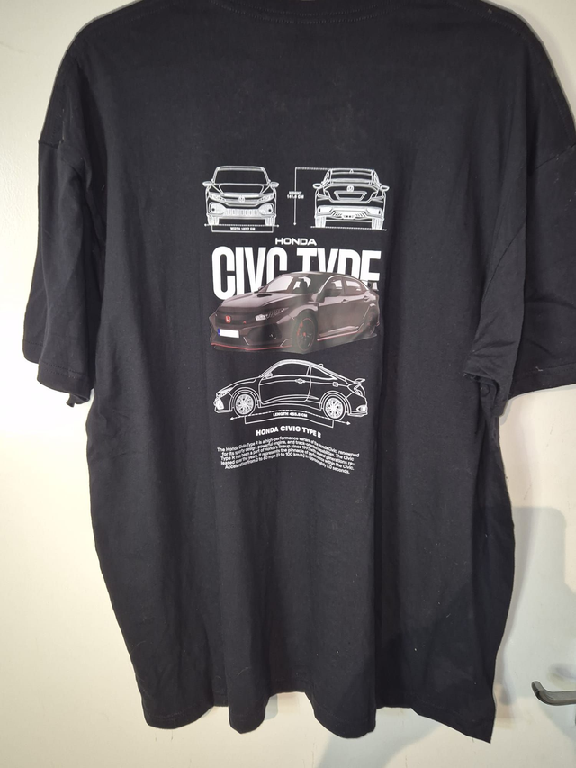 honda civic themed t shirt 