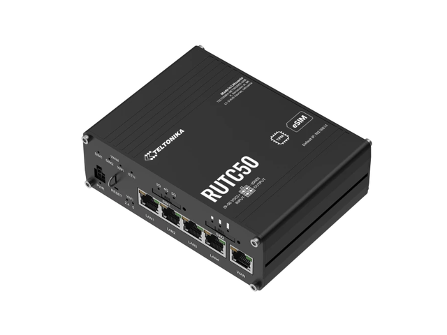Teltonika RUTC50 - 5G Dual-SIM plus eSIM Router