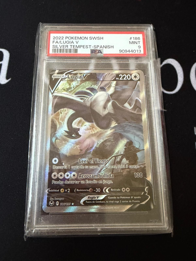 Lugia V (SIT 186) Tempestad Plateada - PSA9