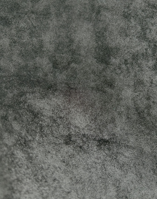 Chute de cuir noir argenté doublé tissus