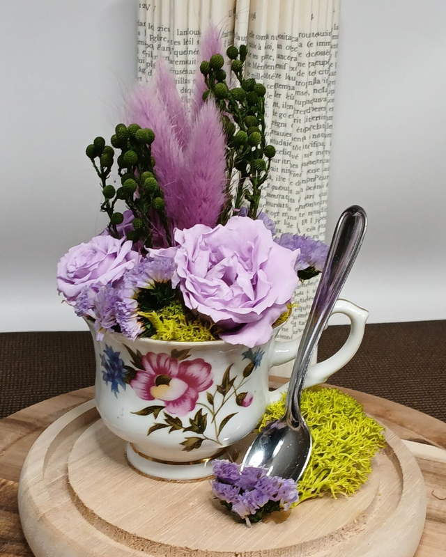 Cloche Florale « Chez Mamie »