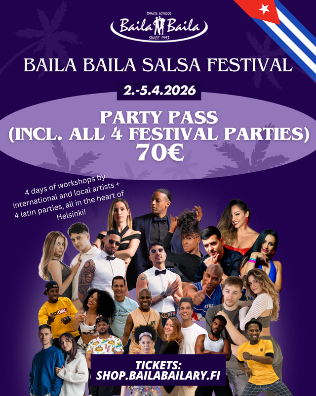 PARTY PASS (incl. 4 parties 2.-5.4.2026)