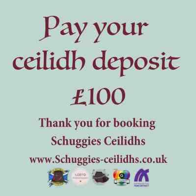 Pay your ceilidh deposit🎉