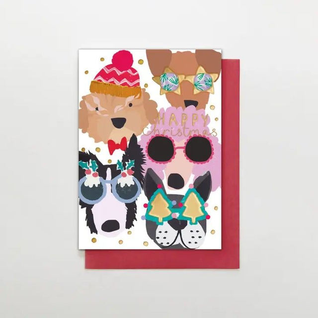 Christmas Card - Christmas Dogs