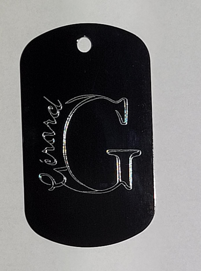 Plaque en aluminium personnalisée 