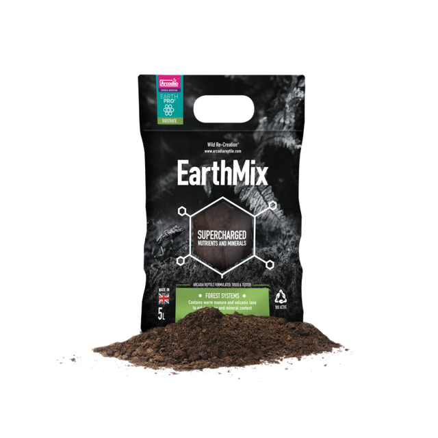 Arcadia EarthMix – Substrat bioactif pour reptiles tropicaux 