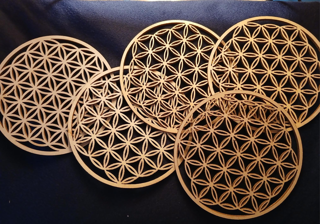 Recharge Fleur de Vie Bois 