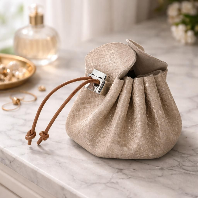 ✨️ PROMO ✨️  Petite bourse en cuir - beige