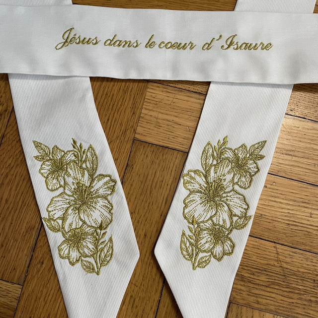 Ceinture 1ère communion 