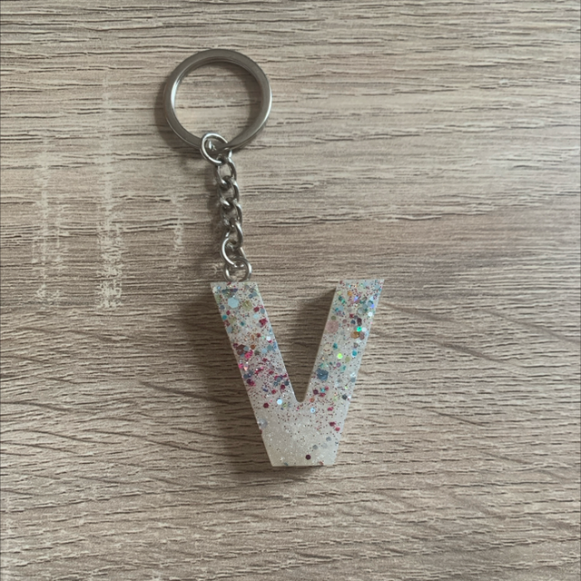 Porte-clés lettre V