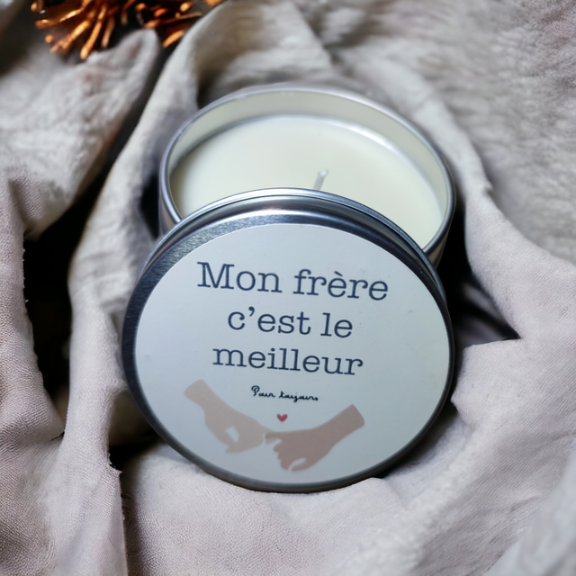 Bougie parfumée mon frère c'est le meilleur