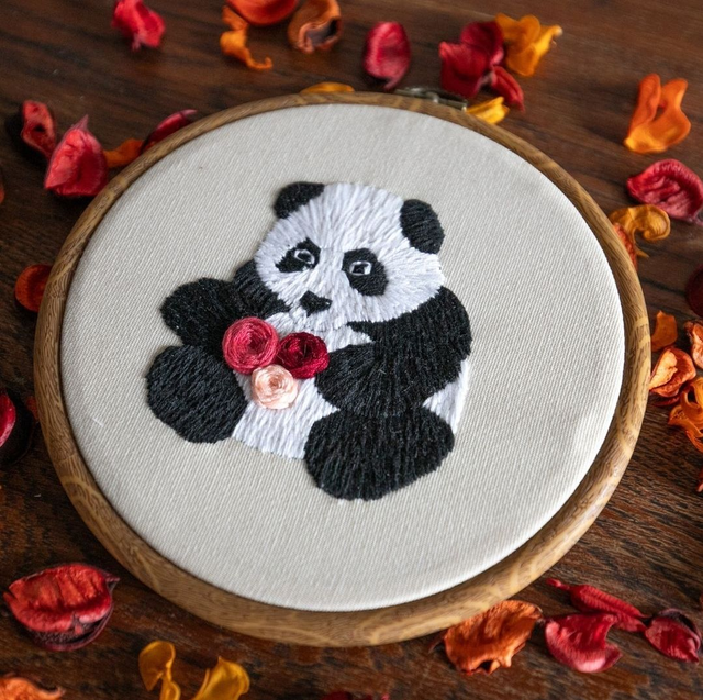 Broderie - le Panda -