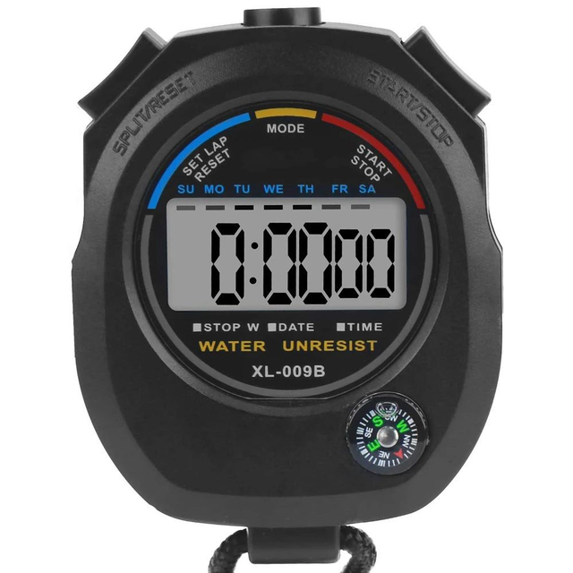 Chronomètre électronique numérique avec boussole