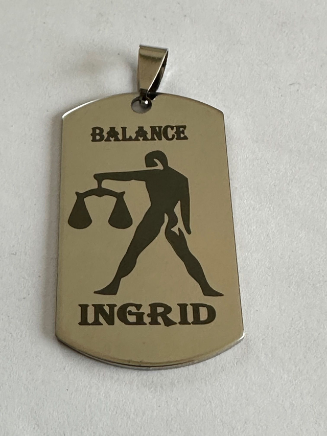 Medaille Signe du zodiac avec ou sans prenom