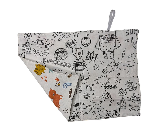 Feuille de coloriage lavable