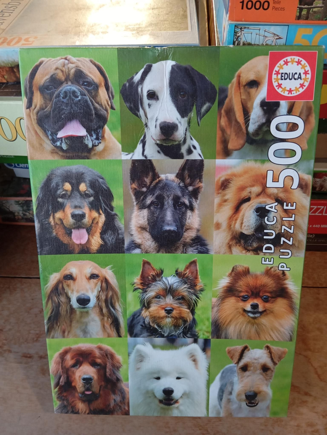 Puzzle Educa 500 pièces chiens